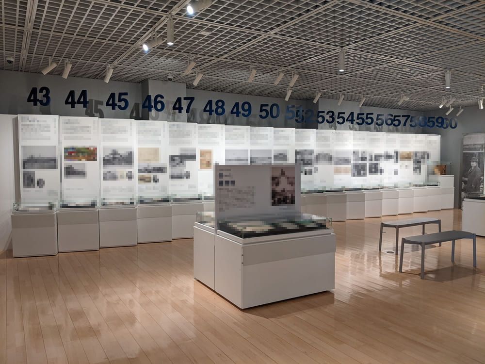渋沢史料館の2F常設展示（④実業（1874-1900）その2）
