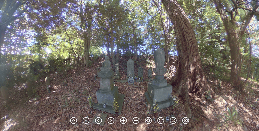 360°画像の記録「鈴木正三墓所＠長泉寺（2022.9.6）」